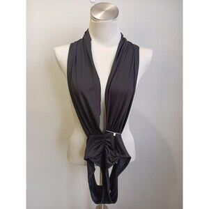 Baluoke Baroque Women's Black Barely There Bathing Suit Medium New with Tags